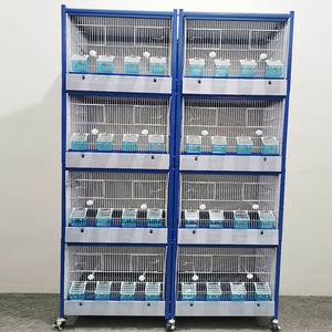 Venta al Por Mayor de Fabricantes Éxito de Ventas Jaula para Pájaros Multifuncional de Combinación Libre para Correr, Volar y Criar con Ruedas - Product Image 3