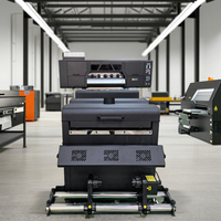 Imprimante numérique à jet d'encre DTF-600 la plus vendue pour films PET en rouleau (Flex & Cuir) et étiquettes en cristal, compatible XP600/I3200, automatique 1440 DPI