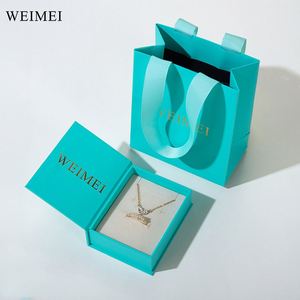 Custom Logo Biodegradable Cardboard Jewelry <b>Gift</b> <b>Box</b> for Ring, <b>Earring</b>, and Necklace Packaging - Product Image 3