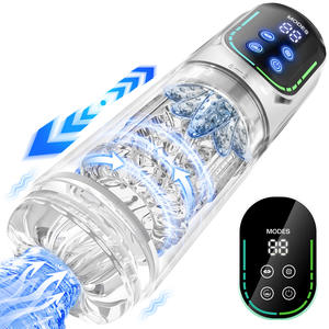 フル防水真空ポンプ吸引回転吸引自動男性オナニーカップセックス玩具電気ストロークマシン - Product Image 3