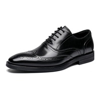 Nuevos Zapatos Oxford Formales de Cuero Genuino para Hombre, Hechos a Mano, de Lujo, para Oficina o Boda, con Cordones, Punta Cuadrada y Gel para Mayor Comodidad