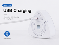 Lampe de nuit à détection de mouvement LED, mini lampe rechargeable par USB pour armoire de chambre à coucher