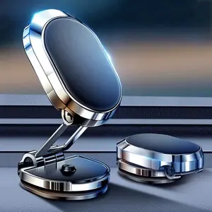 OEM Car Strong Magnetic Telefon halter Flexible 360 Multi-Angle Rotation Dashboard Mobile Halterung Universal Magnet Alloy Mount