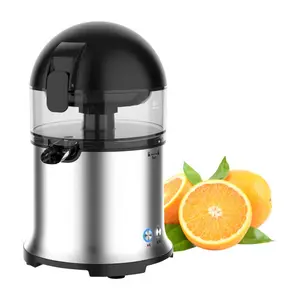 Cafulong espremedor de suco elétrico, aço inoxidável com função anti-queda, motor dc 50w