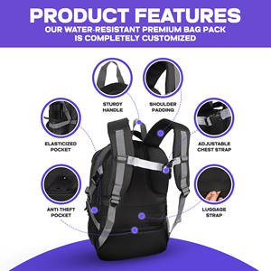 Échantillon gratuit en gros Sac à dos de moto pour homme en PVC imperméable à grande capacité doublé de nylon Sac à casque de moto - Product Image 6