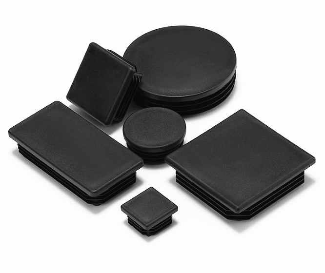 M6 M8 M10 Tappi per tubi quadrati in plastica con foro dado Inserti