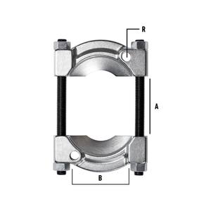 Abrazadera para tubos FG 166/1 de 166 mm de diámetro para aplicaciones de instalación de tuberías - Product Image 1