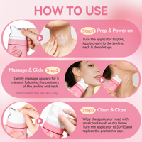 Crème ATOANY PDRN Collagène Rétinol Gua Sha Anti-âge pour le visage et le cou, raffermissante et hydratante avec Niacinamide et Peptides pour sculpter et lifter