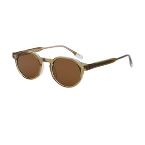 New Fashion Personalized High-end Star UV400 <b>Sunglasses</b> for <b>Men</b> Lightweight Round Full Rim Spring Leg Protection - Product Image 1