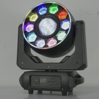 Projecteur LED Moving Head RGBW 4-en-1 Donut Bee Eye 10*20W 4-en-1 + 1*100W LED Cannon pour Événements, Concerts, Mariages