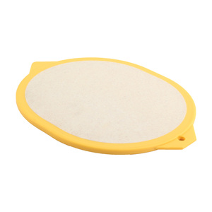 Planche à découper écologique antidérapante en paille de blé en forme de citron pour la cuisine avec trou de suspension - Product Image 1