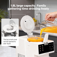 Máquina Eléctrica Portátil para Granizados de 2L, Fácil de Limpiar, para Uso Doméstico, Cafeterías y Bares