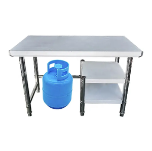 Estantería Industrial de acero inoxidable cromado, estantería de 36 "x 18" x 45 ", estante de Metal ajustable de <span class=keywords><strong>3</strong></span> niveles, almacenamiento de cocina comercial - Product Image 2