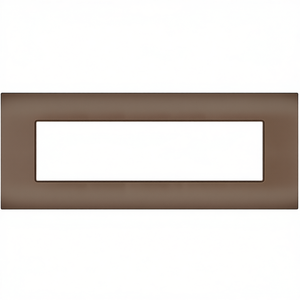 Placa frontal de bronce de 7 vías compatible con Vimar Arke - Product Image 2