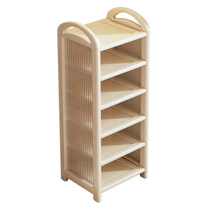 Multi Tier Shoe Rack 5 Layer Space Saving Storage Shelf For Home Bedroom Living Room Small Area Narrow Hallway - Product Image 1