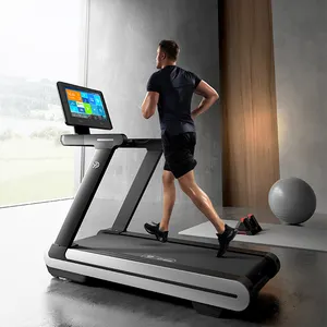 Treadmill 2hp YPOO Commercial Treadmill 5hp Incline Treadmill Fitness Electric Treadmill Touch Screen Exercise Running Machine