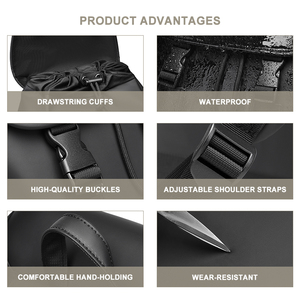 <span class=keywords><strong>2025</strong></span> mới thiết kế túi da không thấm nước bền máy tính xách tay Ba lô học sinh trung Học Đại Học Mochila Ba lô giản dị cho du lịch - Product Image 5