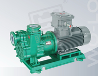 Pompe chimique auto-amorçante à entraînement magnétique sans joint, avec revêtement PTFE, haute pression, OEM, directement de l'usine, pour H2SO4