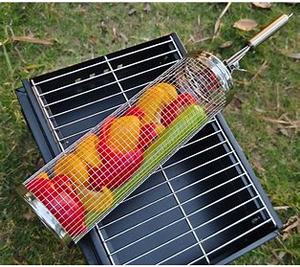 Grille <span class=keywords><strong>de</strong></span> <span class=keywords><strong>barbecue</strong></span> en acier inoxydable <span class=keywords><strong>de</strong></span> qualité alimentaire avec crochet et fourchette, taille 20 cm/30 cm, pour <span class=keywords><strong>barbecue</strong></span> en plein air, camping, usage commercial - Product Image 5