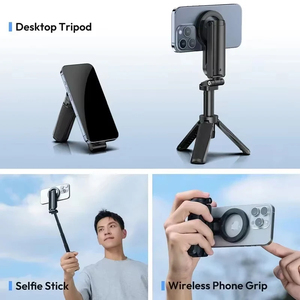 Trípode Magnético para Teléfono, Soporte Inalámbrico para Teléfono, Palo Selfie, Trípode de Escritorio para iPhone 12 13 14 15 16 Pro <span class=keywords><strong>Max</strong></span>, Soporte para Teléfono Samsung - Product Image 3