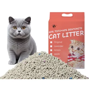 100% sodium clay cat sand supplier ball shaped bentonite cat litter