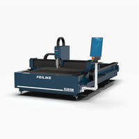 Machine de découpe laser à fibre unique 3015 de haute qualité FLK3015 3kW CNC à vendre