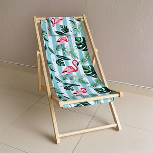 Chaise portable pliante légère et durable Chaise longue en <span class=keywords><strong>bois</strong></span> en tissu Oxford pour chambre à coucher, école, salon, hôtel ou parc - Product Image 2