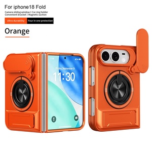 Funda con Soporte Magnético Giratorio para Cámara, Anillo de Soporte, Cubierta Trasera con Protección Deslizante para Lente, para iPhone <span class=keywords><strong>DUO</strong></span> - Product Image 2