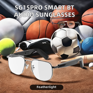 Gafas de Sol Inteligentes SG15pro BT, Ligeras (30g), con Audio, Música, Protección Anti-luz Azul, BT5.4, Táctiles, con Micrófono para Teléfono - Product Image 2