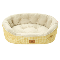 Lits pour animaux de compagnie en mousse à mémoire de forme personnalisés, canapé-lit de luxe imperméable avec housse amovible pour chiens et chats de grande, moyenne et petite taille