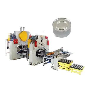 Máquina de embalaje de latas Máquina automática de fabricación de latas de atún de dos piezas Línea de producción