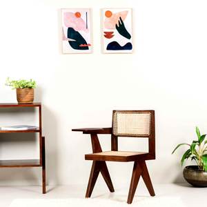 Silla de Comedor de Madera Artesanal Resistente con Acabado Natural Rústico y Construcción de Madera Sólida para el Uso Diario - Product Image 4