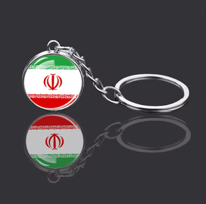 Nouvel Arrivage Porte-clés Drapeau Égyptien, Boule de Verre en Cristal, Accessoire de Sac, Pendentif Décoratif, Anneau de Clés, Personnalisable avec Tous les Drapeaux Nationaux - Product Image 4