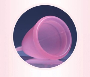 Großhandel 100% medizinische Qualität Silikon Menstruation scheibe Wieder verwendbare Silikon Menstruation stassen für Frauen Perioden - Product Image 2