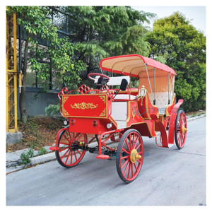 New Design Electric Wedding Carriage With CE Certification <b>Heart</b> Shaped Window Sightseeing Victoria Electric Carriage - Product Image 1