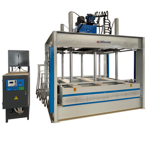 Presse à feuilles en plastique à chauffage haute température multi-couches Machine de recyclage hydraulique à <span class=keywords><strong>chaud</strong></span> en plastique - Product Image 1