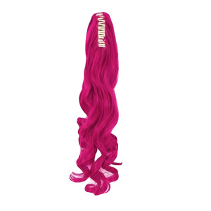 Peluca de Cosplay de Anime Pinkie Pie, Peluca Larga Rizada, Cola de Caballo Doble <span class=keywords><strong>Estilo</strong></span> Lolita, My Little <span class=keywords><strong>Pony</strong></span>, Hecha a Máquina <span class=keywords><strong>con</strong></span> Fibra Resistente a Altas Temperaturas - Product Image 4