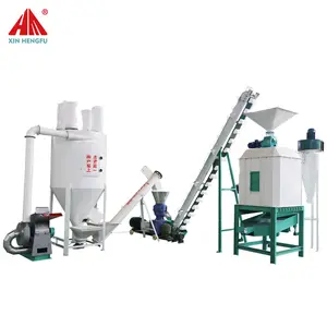 animal farms and feed mill use flat die type 800kg/h feed pellet production line