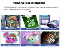 Bolsas de Mylar Personalizadas OEM con Caja, Fabricante de Empaques de Mylar, Bolsa con Base Impresa Personalizada, Material de Grado Alimenticio, Venta al por Mayor