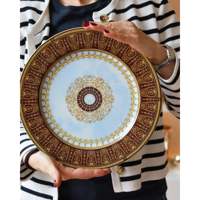 Service de table écologique Bernardaud 12 pièces, décor Grand Versailles, style classique moderne, livraison manuelle, hôtels, 0g Stock