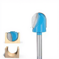 Fraise à queue en carbure de tungstène 60HRC, 2 dents, hélice 35°, OEM pour centre d'usinage CNC