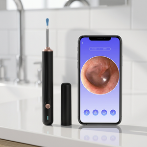 Kit d'endoscope auriculaire sans fil le plus vendu en gros, <span class=keywords><strong>aspirateur</strong></span> de cérumen WiFi avec outil de retrait intelligent, otoscope <span class=keywords><strong>pour</strong></span> le nettoyage des <span class=keywords><strong>oreilles</strong></span> - Product Image 2