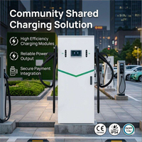 Cargador de Vehículos Eléctricos DC de Doble Conector para Todo Clima, 60-240kW, GBT+CCS2/CCS1, Compatible con OCPP, Múltiples Plataformas, Punto de Carga EV con Parada de Emergencia