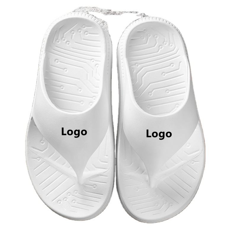 Arabic Men Sandals Custom Flip Flops With Logo White Flip Flop for Women