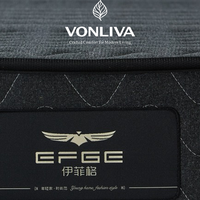 Matelas en mousse à mémoire de forme VONLIVA à prix d'usine, haute densité, soutien ferme, taille Queen, avec surmatelas à ressorts, pour la vente en gros