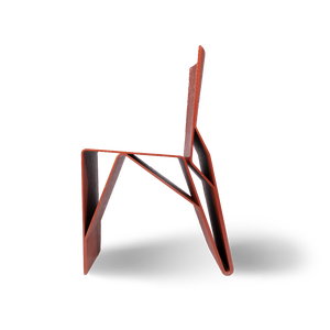 Chaise italienne de luxe Ischia en PLA imprimé en 3D pour l'extérieur Made in Italy Terracotta Full Color - Product Image 3