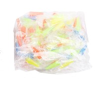 Tuyau en plastique acrylique pour chicha, tuyau jetable en silicone transparent, porte-cigarette, filtre, accessoires pour narguilé
