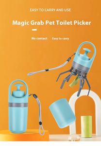 <span class=keywords><strong>Paletta</strong></span> per <span class=keywords><strong>cacca</strong></span> di <span class=keywords><strong>cane</strong></span> a sei artigli ecologica con distributore di sacchetti per la spazzatura portatile a contatto Zero per lo smaltimento di rifiuti di plastica per animali domestici per uso esterno - Product Image 3