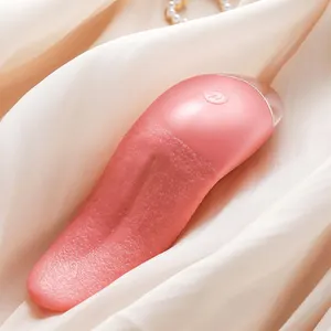 Lambendo a língua Vibrador Para As Mulheres G spot Estimulador Clitoriano Mini Clitóris Brinquedos Sexuais para As Mulheres Mamilo Recarregável Masturbador Feminino