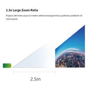 HE-4K30โปรเจคเตอร์4K UHD 3800 ANSI Lumens 240Hz อัตรารีเฟรช<span class=keywords><strong>4</strong></span>.2MS อินพุตต่ำ LAG โฮมเธียเตอร์และโปรเจกเตอร์เล่นเกม - Product Image 2
